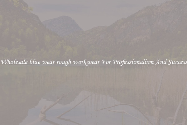 Wholesale blue wear rough workwear For Professionalism And Success