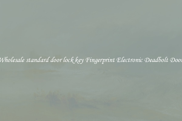 Wholesale standard door lock key Fingerprint Electronic Deadbolt Door 