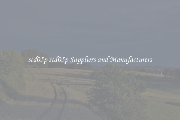 std05p std05p Suppliers and Manufacturers