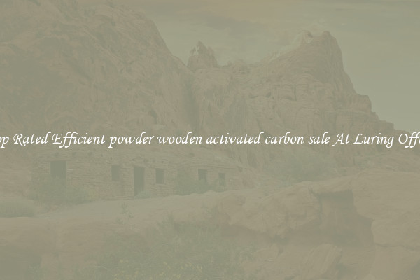 Top Rated Efficient powder wooden activated carbon sale At Luring Offers