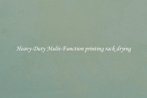Heavy-Duty Multi-Function printing rack drying