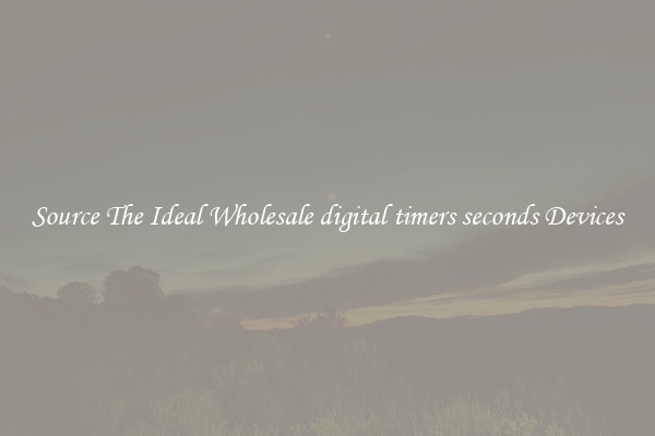 Source The Ideal Wholesale digital timers seconds Devices